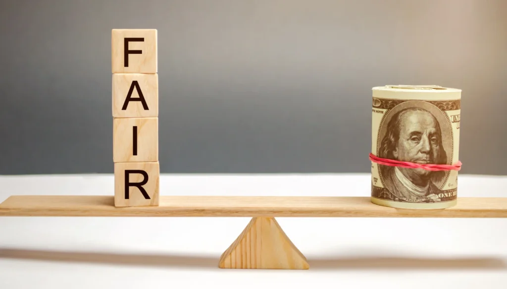 fair value pricing balance