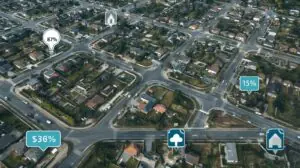 Vacant land property values increasing due to local development and reassessment.