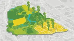 Zoning changes increasing land value and property tax rates.