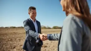 Landowner selling vacant land to avoid future tax increases.