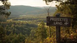 conservation easement protected vacant land