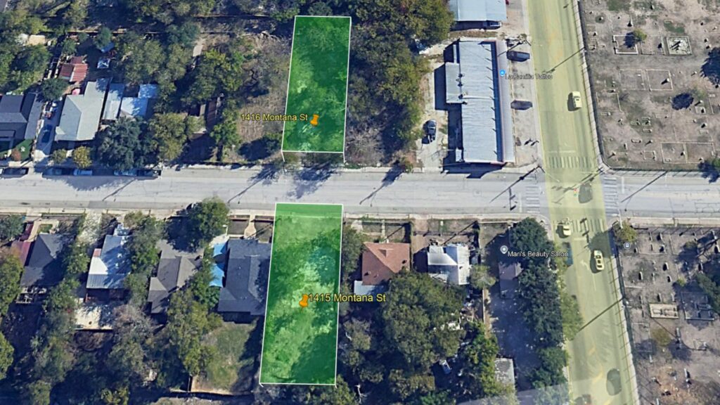2 infill lots near downtown San Antonio